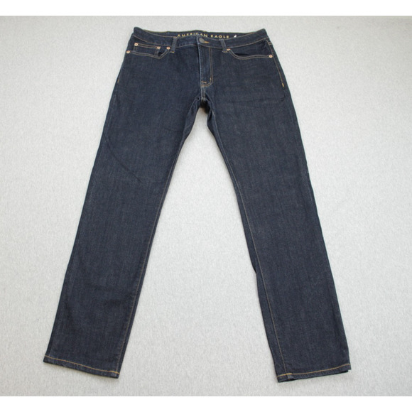 American Eagle Outfitters Other - American Eagle Jeans Mens 33 x 30 Blue Flex Stretch Slim Fit Straight